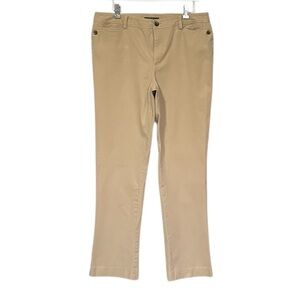 Lauren Ralph Beige Cotton Pants Size 12